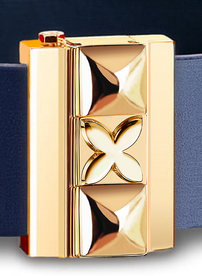 Bracelet parts in brass. These components click in place and can be changed